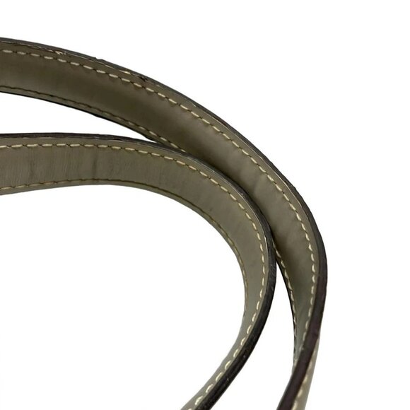 Auth COACH Poppy Tartan Foldover Signature 21139 White Blue Red Jacquard Leather - Picture 11 of 13